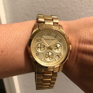 Women’s Gold Michael Kors Watch